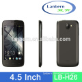 Low price wholesale products hot 2014 Android4.2 Dual sim 4.5" 854*480 touch screen 1.3GHz Dual Core Mobile Phone LB-H26 OEM ODM